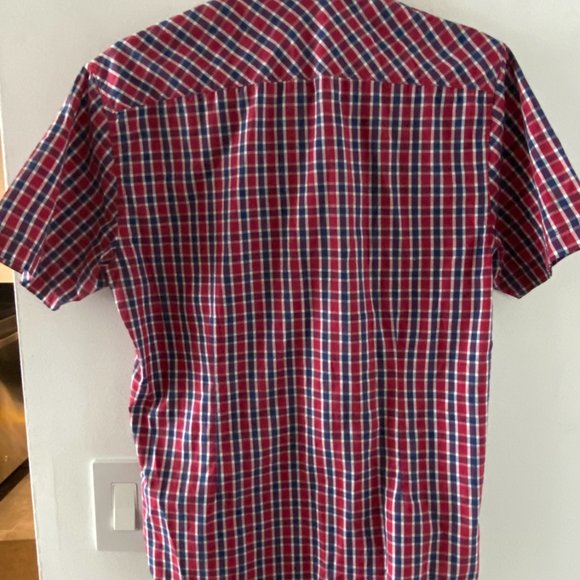 Checkered Merc London Button Down Shirt - Picture 3 of 4